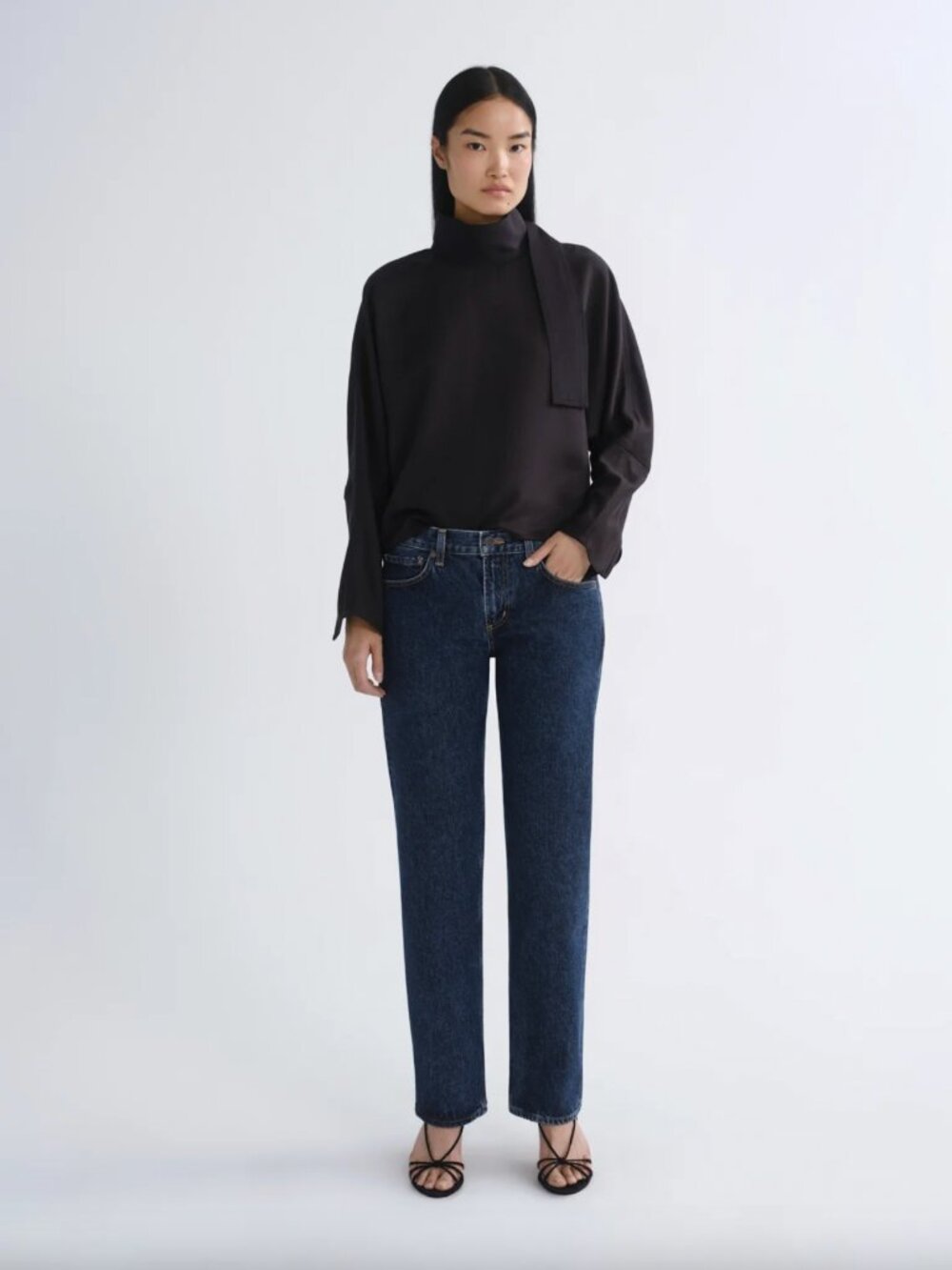 AGOLDE Low Rise Slim Jeans Size 30 Cotton